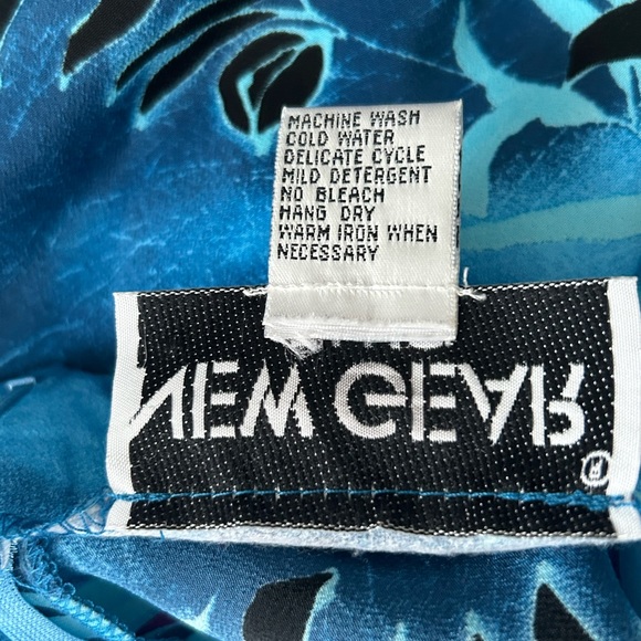 New Gear Blue Print Sleeveless Maxi Dress - Picture 11 of 11